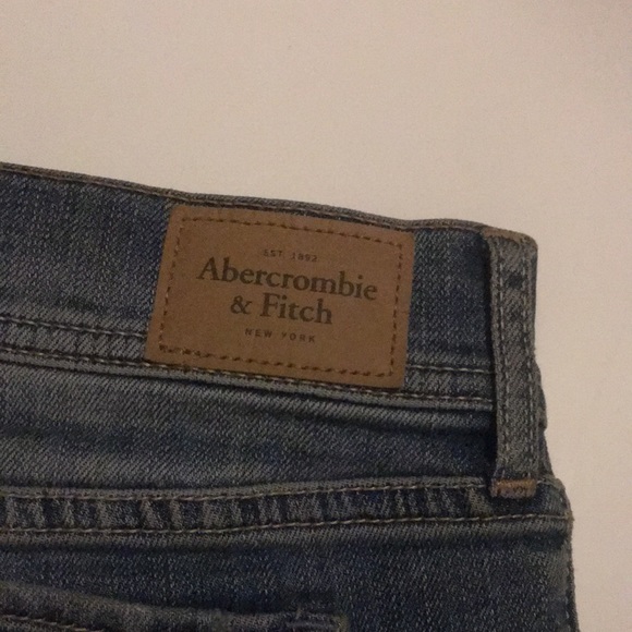Abercrombie & fitch denim letter A shorts | micro mini shorts - Picture 3 of 6